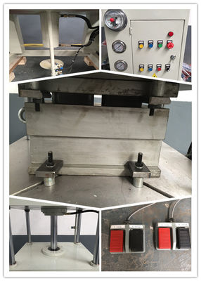 Soins dentaires mâchant la presse à mouler d'os