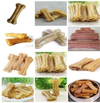 Matériau Picskin MK60T pour ligne de traitement d'aliments pour animaux de compagnie à base de cuir brut pour chiens à mâcher