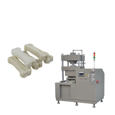 le type hydraulique chien de 208V 60HZ 3Phase de cuir vert mâche l'os de chien faisant la presse à mouler de machine