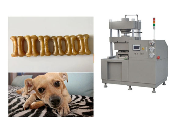 Équipement de transformation d'aliments pour animaux de compagnie sains et naturels pour les os à mâcher en cuir brut