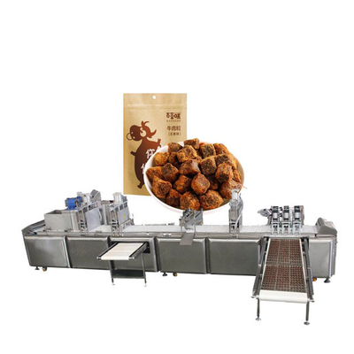 La morue de PLC de Siemens cube des aliments pour chiens faisant à machine l'acier inoxydable