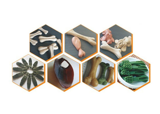 Moulage dentaire de festins d'aliment pour animaux familiers d'extrudeuse de chien industriel populaire de machine