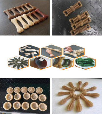 Les festins d'animal familier/chien mâche des mastications universelles d'animal familier d'équipement de processus d'extrusion d'aliment pour animaux familiers