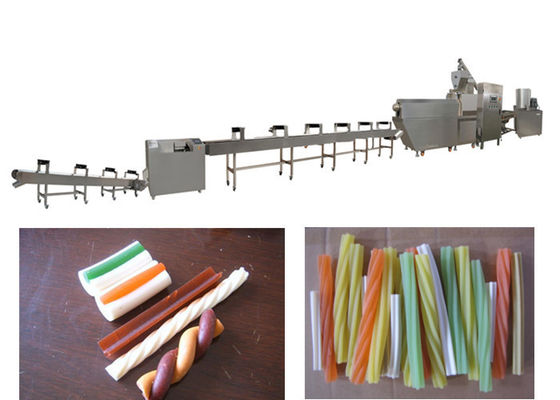 Extrudeuse de nourriture pour chiens pour animaux de compagnie Machine de transformation d'aliments pour animaux avec contrôle PLC