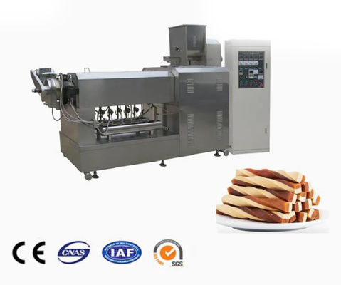 Chien mâchant la machine d'extrudeuse de casse-croûte de festins, ligne de production alimentaire d'animal familier de Sus