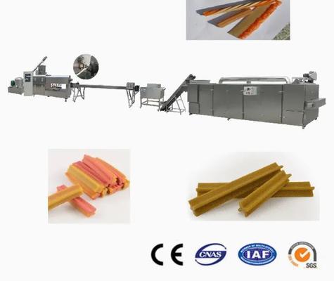 Bande, bâton, installation de fabrication d'extrudeuse d'aliments pour chiens de forme d'os/machines aliments pour chiens