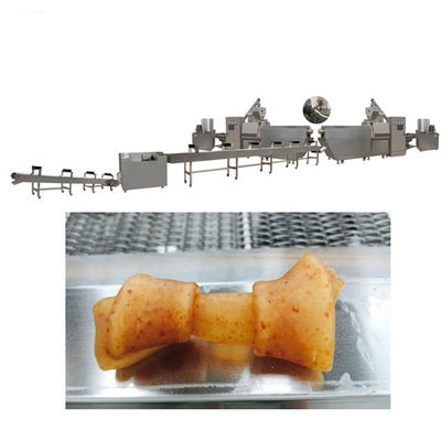 Le chien mâchant l'extrudeuse/animal familier d'aliments pour chiens de festins traite l'extrudeuse de mastications