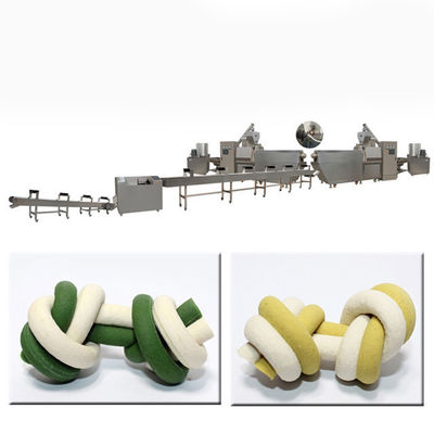 Le chien mâchant l'extrudeuse/animal familier d'aliments pour chiens de festins traite l'extrudeuse de mastications