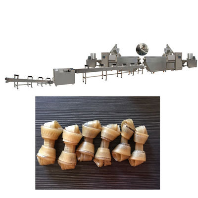 Le chien mâchant l'extrudeuse/animal familier d'aliments pour chiens de festins traite l'extrudeuse de mastications