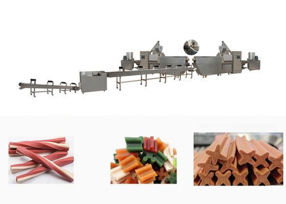 Extrudeuse d'aliments pour chiens d'acier inoxydable de catégorie comestible/mastication de la machine de processus d'aliment pour animaux familiers