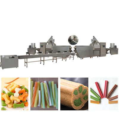 L'équipement d'aliment pour animaux familiers de vis de légère brûlure/animal familier de nutrition traite la machine d'extrudeuse de casse-croûte