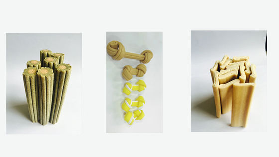 L'animal familier traite/aliment pour chiens faisant la machine/l'extrudeuse aliments pour chiens avec le PLC et l'écran tactile