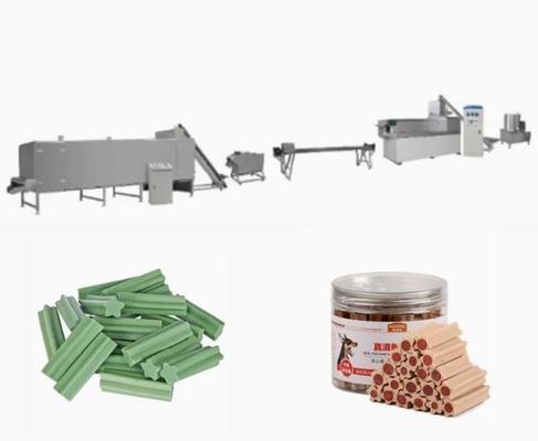 L'équipement/animal familier de boudineuse à vis de légère brûlure traite la machine d'aliments pour chiens d'os