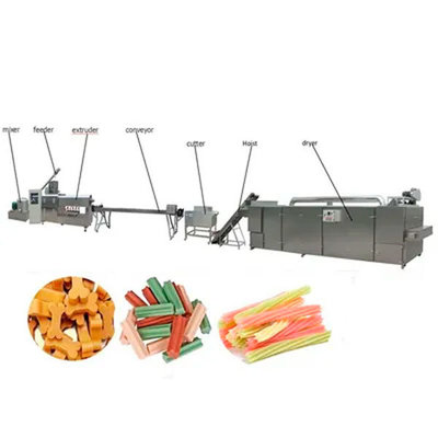 Le bifteck de boeuf, extrudeuse d'aliments pour chiens de bâton de poulet pour l'animal familier de soins dentaires mâche la barre