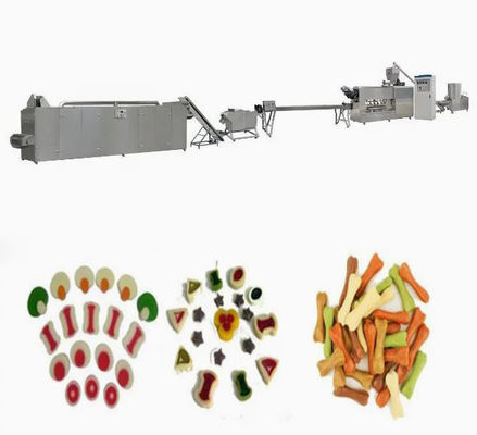 Machine d'extrudeuse de casse-croûte de chien de bien-être/chaîne de fabrication, aliments pour chiens faisant la machine