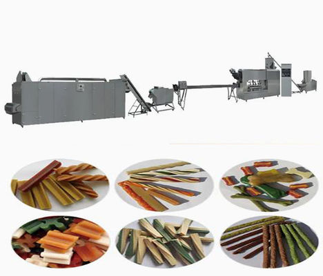 Machine d'extrudeuse de casse-croûte de chien de bien-être/chaîne de fabrication, aliments pour chiens faisant la machine