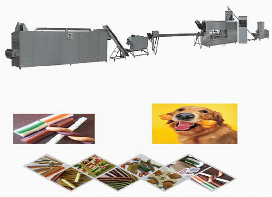 Machine de traitement des collations à mâcher pour animaux de compagnie / extrudeuse d'aliments