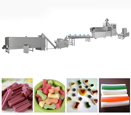 Les soins dentaires ont tordu la machine 145kw 380V d'extrudeuse d'aliments pour chiens de festin d'animal familier