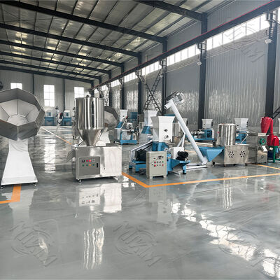 pet food pellet production line Floating Fish Feed Pellet Mill single Screw Extruder for Fish Food