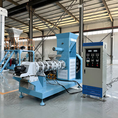 Vente à chaud machine d'extrusion de granulés pour aliments pour animaux de compagnie de pêche crevettes chat chien machine de fabrication d'aliments pour animaux de compagnie, une seule vis flottante machine d'extrusion de granulés pour aliments pour poissons