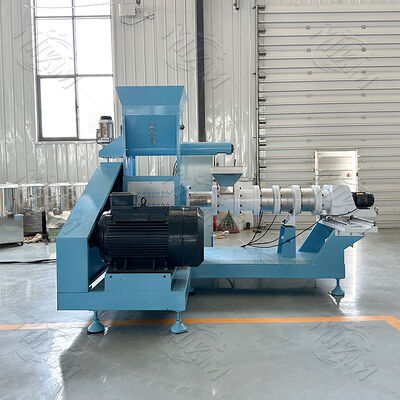 Machine à fabriquer des granulés d'aliments pour poissons et crevettes 400Kg/H, extrudeuse d'aliments flottants pour chiens de type sec à bon prix