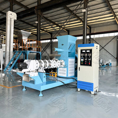 Vente à chaud machine d'extrusion de granulés pour aliments pour animaux de compagnie de pêche crevettes chat chien machine de fabrication d'aliments pour animaux de compagnie, une seule vis flottante machine d'extrusion de granulés pour aliments pour poissons