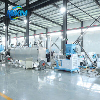 High-Efficiency Automatic  Pet Food Production Line Floating Fish Feed Pellet Machine for Dogs Cats Extruder for Fish Food