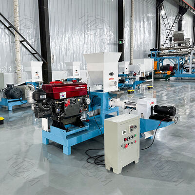 MIKIM Nigéria Moteur diesel Floating Fish Feed Pellet Extruder Machine Prix à vendre