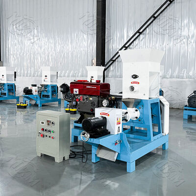 Automatique 200kg/Hr Extrudeur de nourriture pour volaille flottante palettes faire du poisson machine de nourriture pour chiens vis et tonneau pour poissons