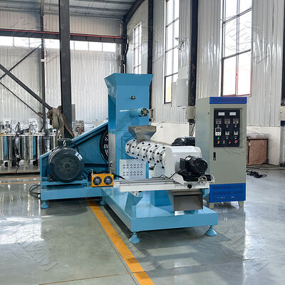 Type sec 200-5000 Kg/h Aliments pour poissons aquatiques Moulin de fabrication de granulés Machine d'extrusion de nourriture pour poissons flottants crevettes et crabes