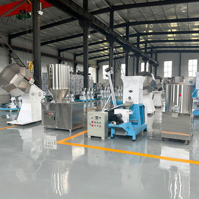 Floating Fish Feed Food Processing Extruder Fish Food Pellet Making Machine Production Line