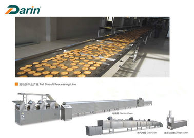 Humam/production semi dure courte de biscuit de machine de fabrication de biscuits de chien de consommation d'animal familier