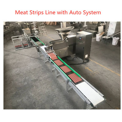 Type équipement industriel d'aliment pour animaux familiers, chaîne de fabrication de l'acier 304 de Stanless de bande de viande