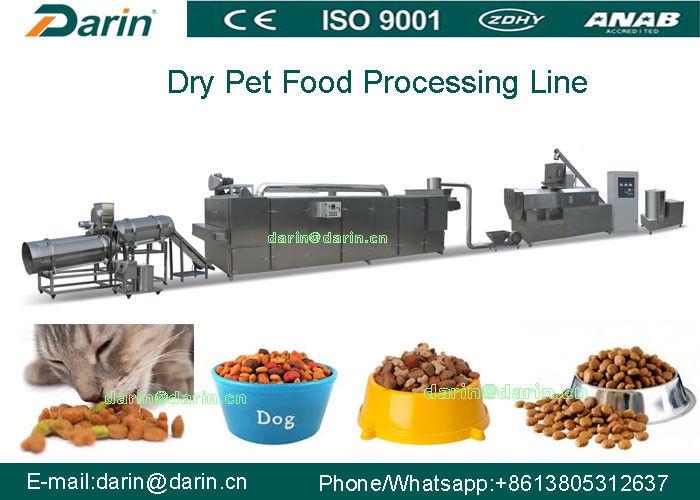 Ligne sèche de production alimentaire de chien de méthode faisant la machine