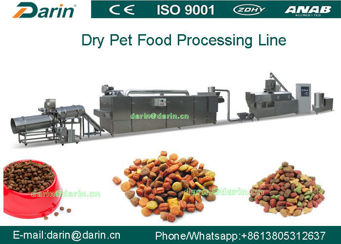 Machine automatique d'extrudeuse d'aliment pour animaux familiers de granule de rendement élevé avec du CE et l'ISO9001