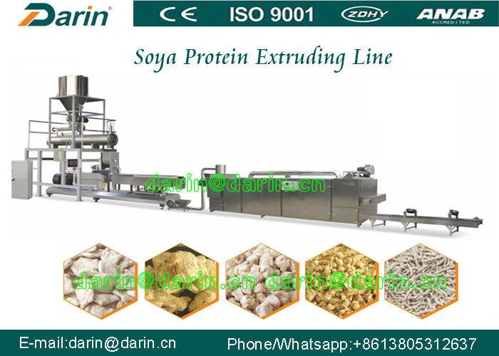 Chaîne de production texturisée d'extrudeuse de pépites de machine/soja d'extrudeuse du soja