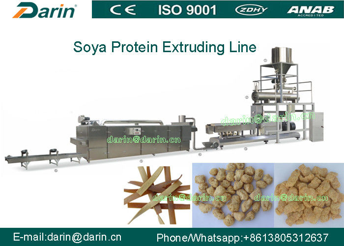 La protéine de soja de machine d'expulsion de TSP rayent l'extrudeuse de gros morceau de protéine de /soya