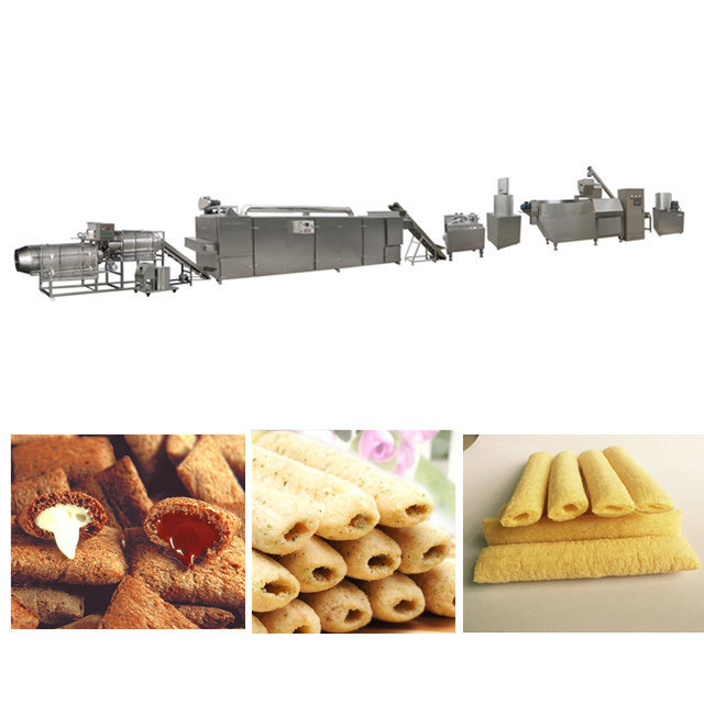 Ligne de expulsion remplissante de casse-croûte de souffle de snack-bar de noyau chaud de vente