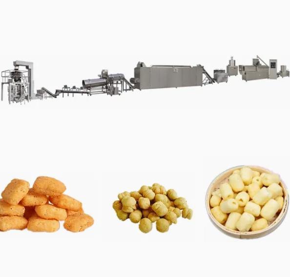 Machine d'extrudeuse de souffle de maïs avec le moteur de WEG