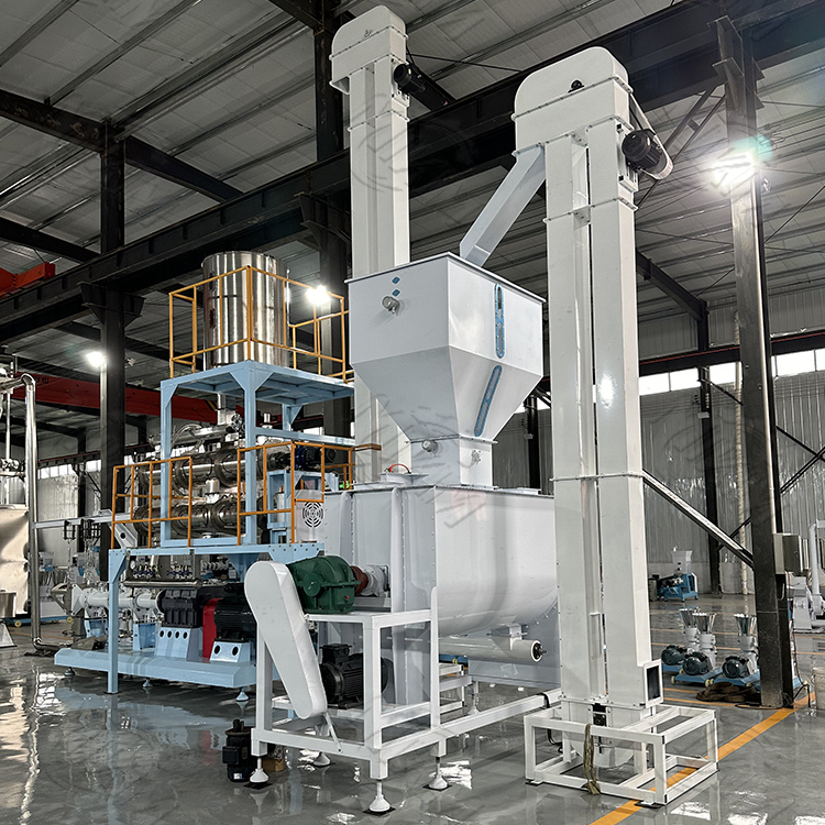 150-200 kg/hr Machine à extruder les aliments pour animaux de compagnie, Machine à extruder les aliments pour poissons