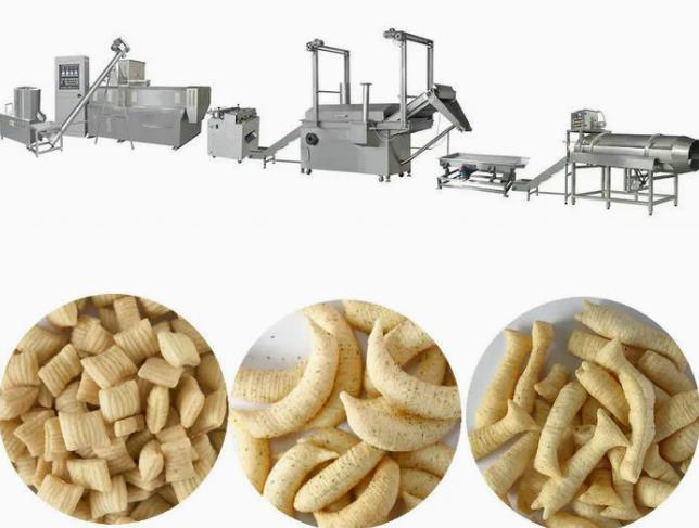 Biscuit automatique de casse-croûte du granule 3d faisant la ligne de production à la machine