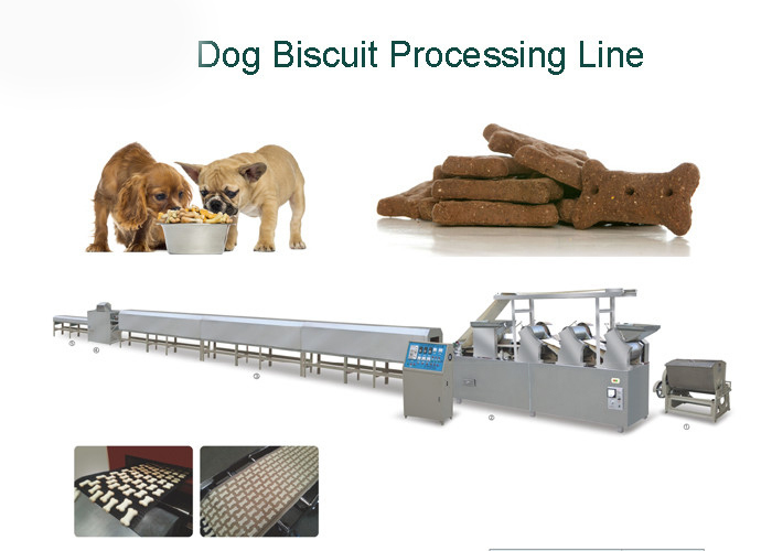 Chien croustillant aimé ou chaîne de fabrication de biscuit aimé de chat/machine de fabrication de biscuits