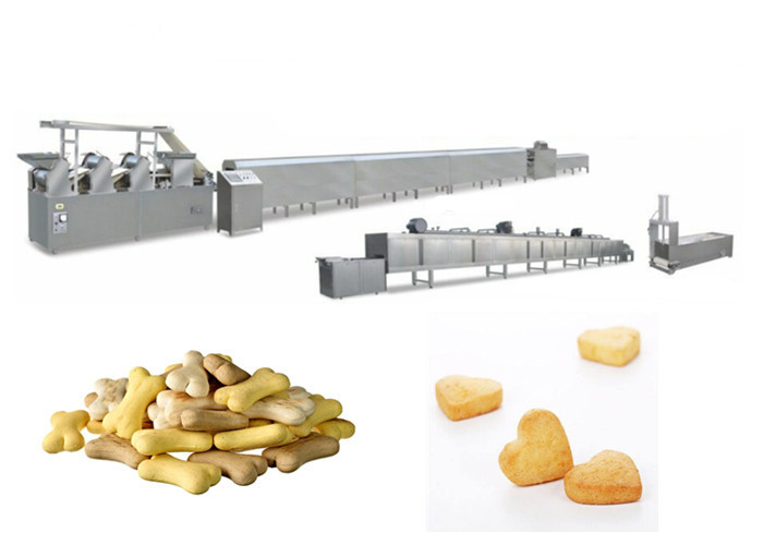 Machine à fabriquer des aliments pour chiens à haute vitesse 1000 kg/8 heures pour la fabrication de biscuits pour animaux de compagnie