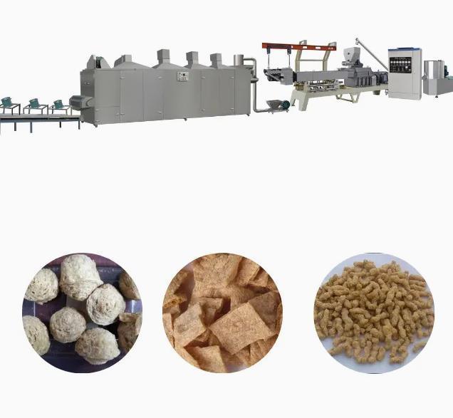 Machine automatique d'extrusion de protéines de soja avec certification ISO