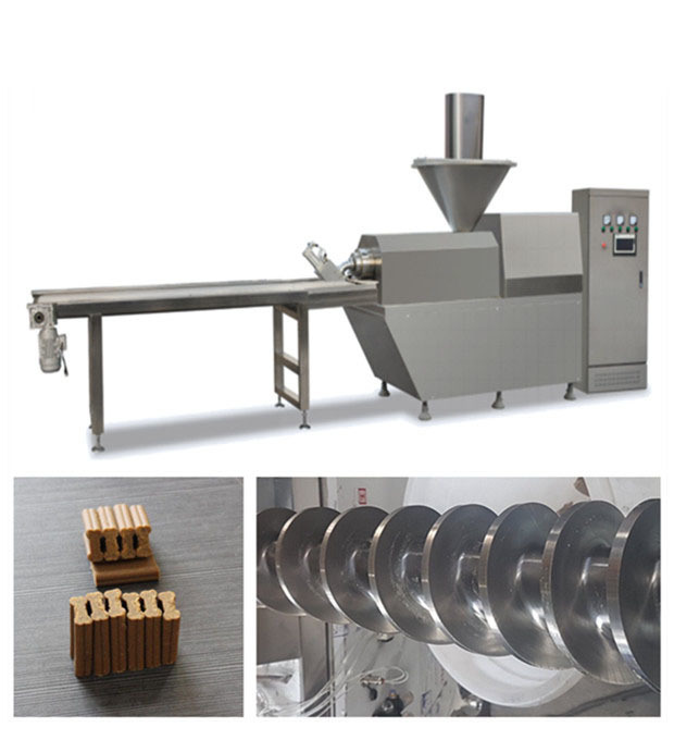 Ligne automatique machine matérielle de production alimentaire d'animal familier de casse-croûte de viande d'animal familier d'acier inoxydable