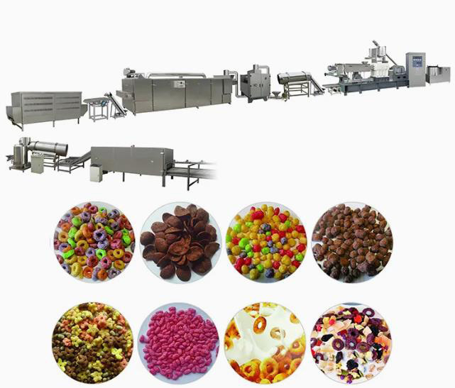 Le maïs s'écaille des machines/ligne de production alimentaire de casse-croûte flocons d'avoine