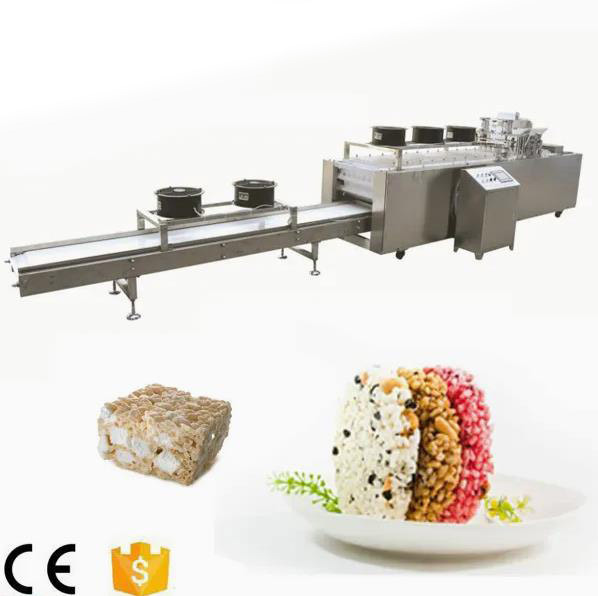 Barre de granola d'acier inoxydable, machine soufflée de gâteau de riz/machines de formation