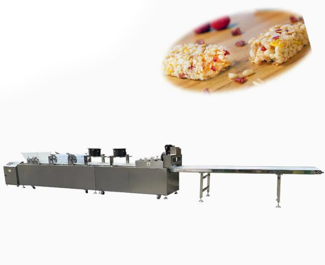 Ligne de découpe de fabrication de barres de croquant aux cacahuètes / barres croustillantes aux cacahuètes / barres de sésame MK-75 avec écran tactile