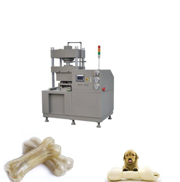 Animal familier de machines d'aliment pour animaux familiers mâchant l'os avec la peau de vache, la peau de porc ou la peau de mouton comme matériel