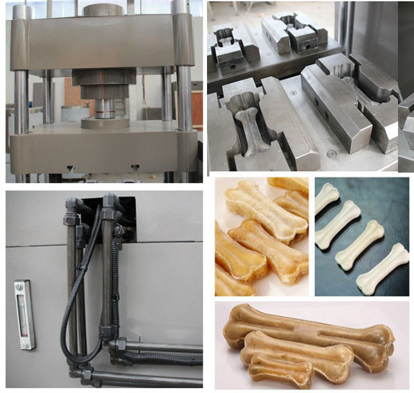 Os de chien d'opération automatique faisant la machine choyer la machine de festin pour l'aliment pour animaux familiers